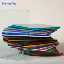 Factory Direct Sale Color Transparent flexible plastic acrylic sheet